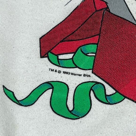 American Vintage Taz Looney Tunes Sweatshirt Crewneck Medium - Picture 3 of 8